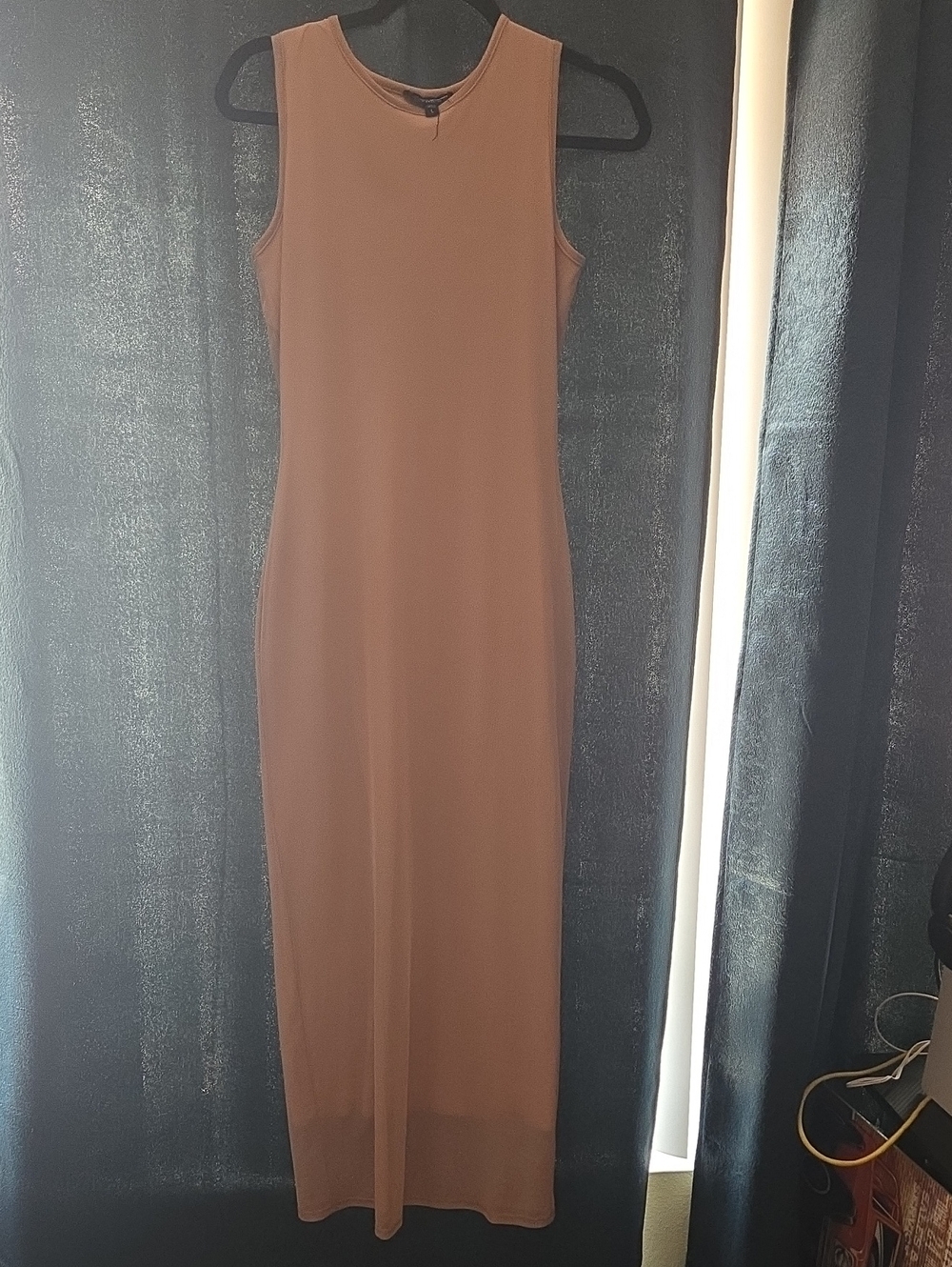 See You Monday Brown Sleeveless Maxi Dress